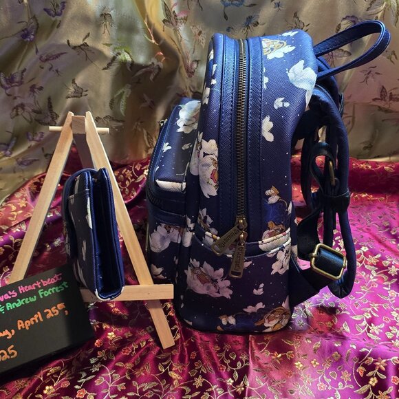 Loungefly Disney Aladdin Raja Starry Night Mini Backpack + Wallet Set main image 1